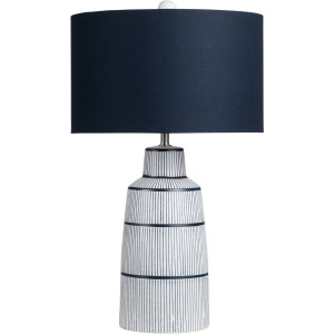 Ceramic Table Lamp With Linen Shade