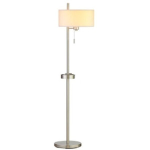 Floor Lamp w/USB & Outlet