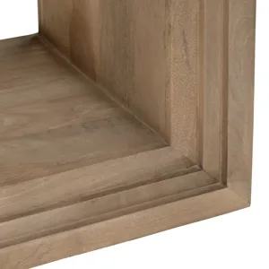 87 In. Soft Brown Solid Wood 5 Shelf Etagere/bookcase