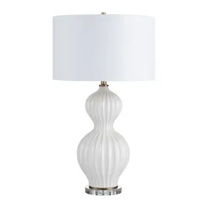PEARL WHITE TABLE LAMP