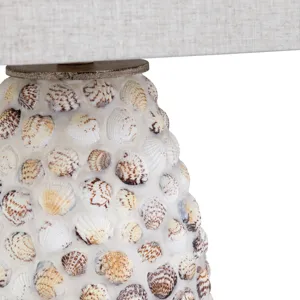 Pebble Cove Seashell Table Lamp, Set Of 2