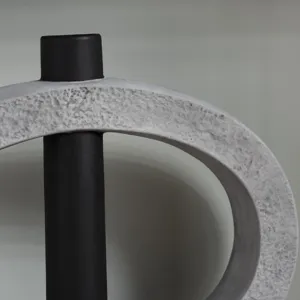 Crosby Oval Modern Textured Vase
