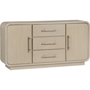 Tan With A Cream Wash 2-door, 3-drawer Credenza/sideboard