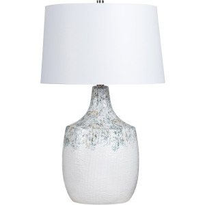 Ceramic Table Lamp With Linen Shade