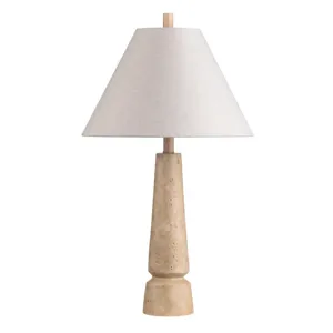 TRAVERTINE TABLE LAMP