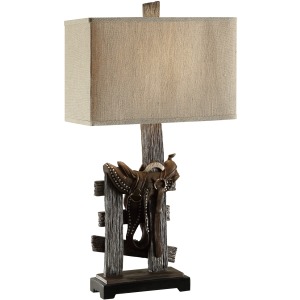 Saddle Table Lamp