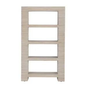4 Shelf Reeded Etagere/bookcase