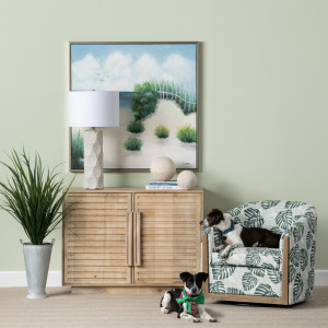 Textured White Ceramic Table Lamp With White Linen Drum Shade