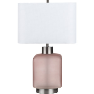 Glass Table Lamp With Shade