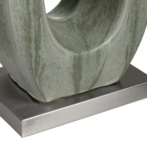 Set Of 2 Ceramic Table Lamp With Linen Shade