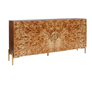 Warm Brown Mango & Bone 4-door Media Credenza/sideboard