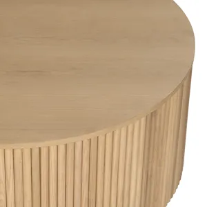 Round Fluted Cocktail/coffee Table
