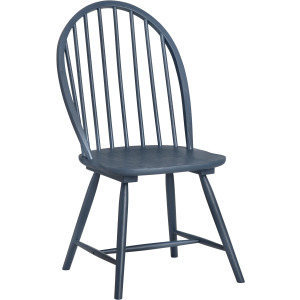 Set Of 2 Blue Dining Chairs