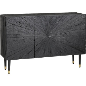 Solid Wood 3-door Media Credenza/sideboard