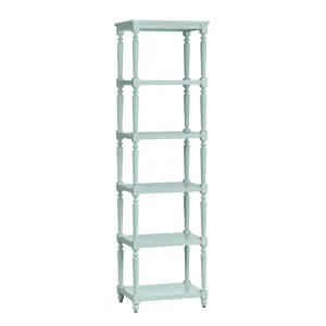 Evermore 5 Shelf Turquoise Etagere