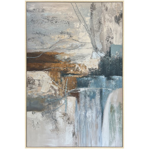 Dawn Abstract Framed Canvas Wall Art