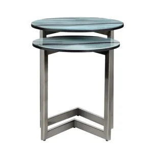 2 Piece Nesting Table Set