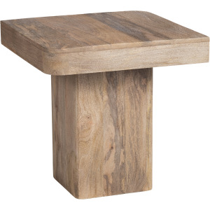 Square Solid Wood Accent/end Table