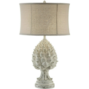 Large Artichoke Finial Table Lamp