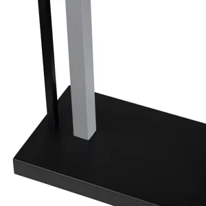 Metal Table Lamp With Linen Shade
