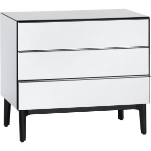 3 Drawer Mirror Accent Chest