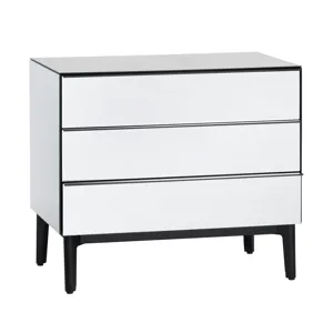 3 Drawer Mirror Accent Chest