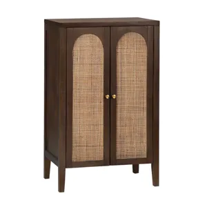 Acadian Two-Door Cabinet, Brown