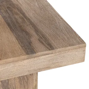 Square Solid Wood Accent/end Table