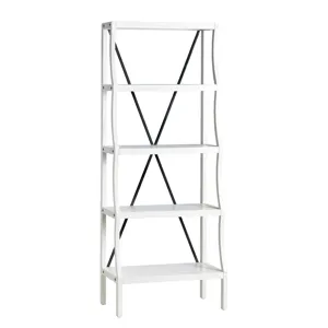4 Shelf White Etagere/bookcase