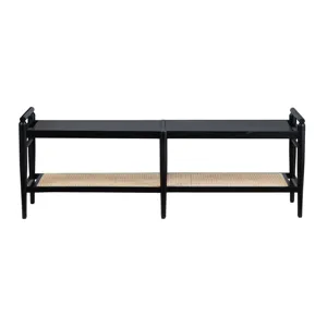 Black Accent Bench