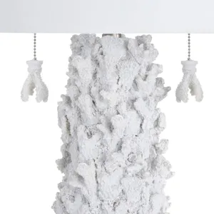White Coraline Table Lamp