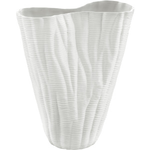 Farrington Large Ceramic White Vase