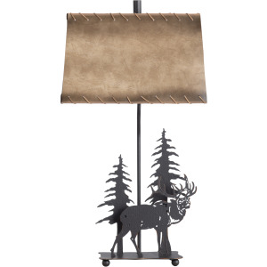 Set Of 2 Cypress Woodland Table Lamps