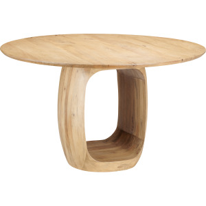 Solid Wood Tan Dining Table - Base (2/2)