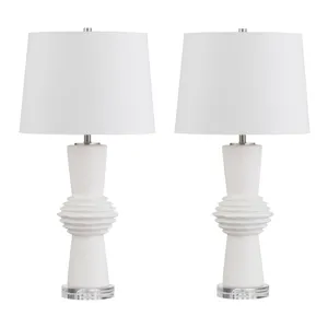 Set Of 2 Ceramic Table Lamp With Shade