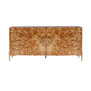 Warm Brown Mango & Bone 4-door Media Credenza/sideboard