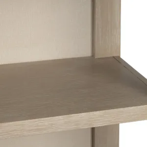 4 Shelf Etagere/ Bookcase With Rafia Back