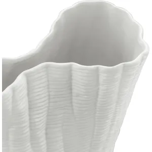 Farrington Small White Ceramic Vase