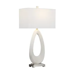 Set Of 2 Resin & Metal Table Lamp With Shade