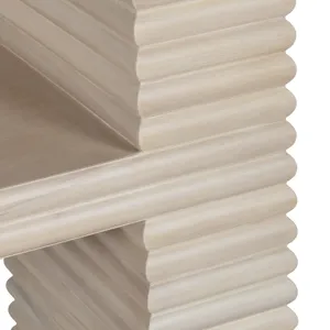 4 Shelf Reeded Etagere/bookcase