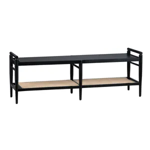 Black Accent Bench