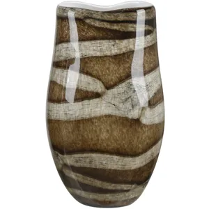 Tennison Large Brown Glass Vase, Brown