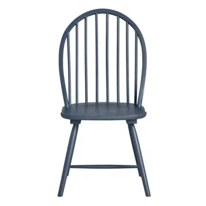 Set Of 2 Blue Dining Chairs