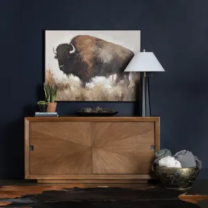 Bolting Bison