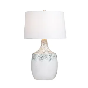 Ceramic Table Lamp With Linen Shade