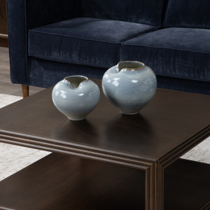 Biltmore Large Blue Ceramic Vase