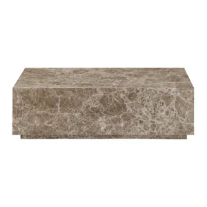 Beige Marble Coffee/cocktail Table