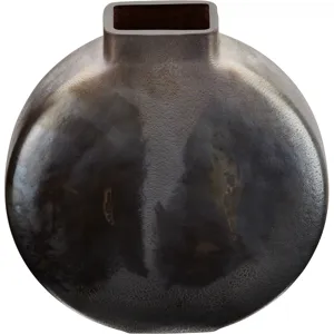 Surrey Small Black Glass Vase