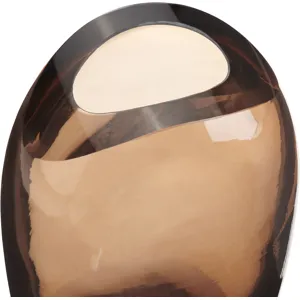 Leclaire Large Brown Glass Vase