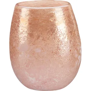 Juliana Small Modern Pink Glass Vase